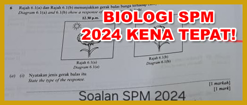 Biologi 2024 Kena Tepat
