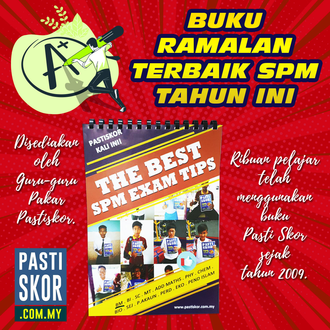 pasti skor spm exam tips book