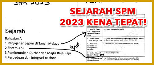 Sejarah Kena Tepat