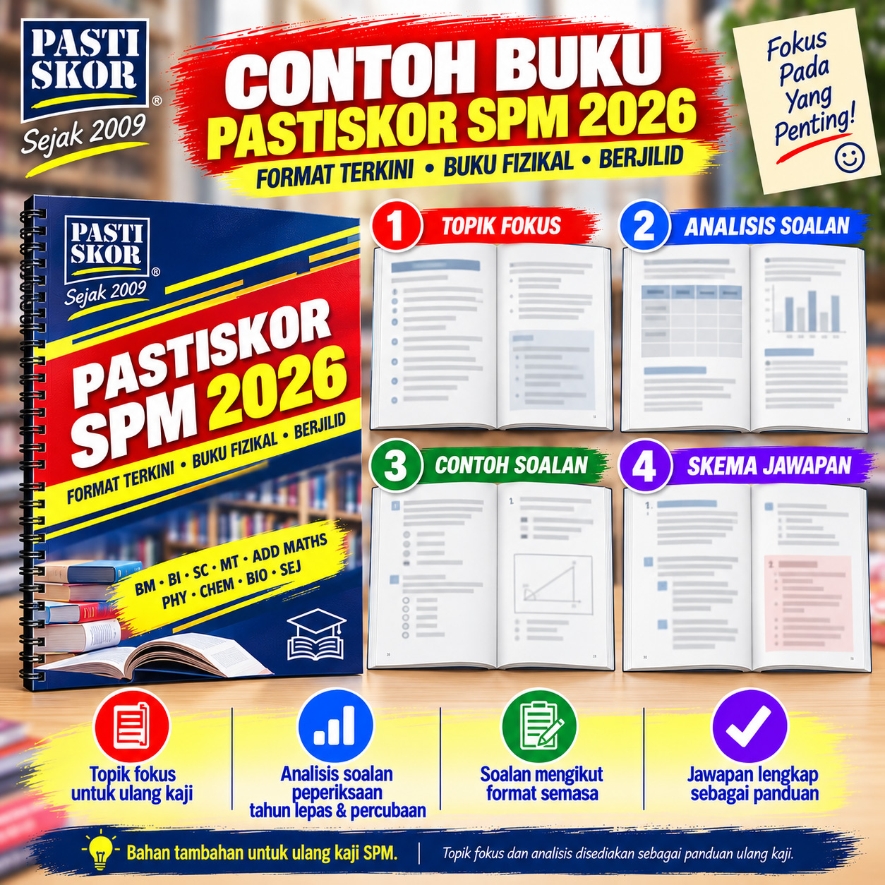 Lihat contoh kandungan buku PastiSkor SPM 2026