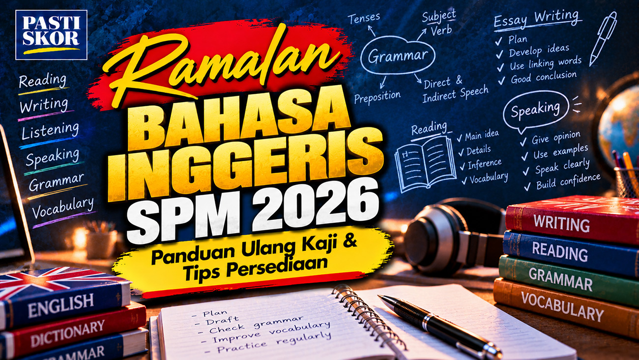 Ramalan Bahasa Inggeris SPM 2026 - Panduan Ulang Kaji dan Tips Persediaan