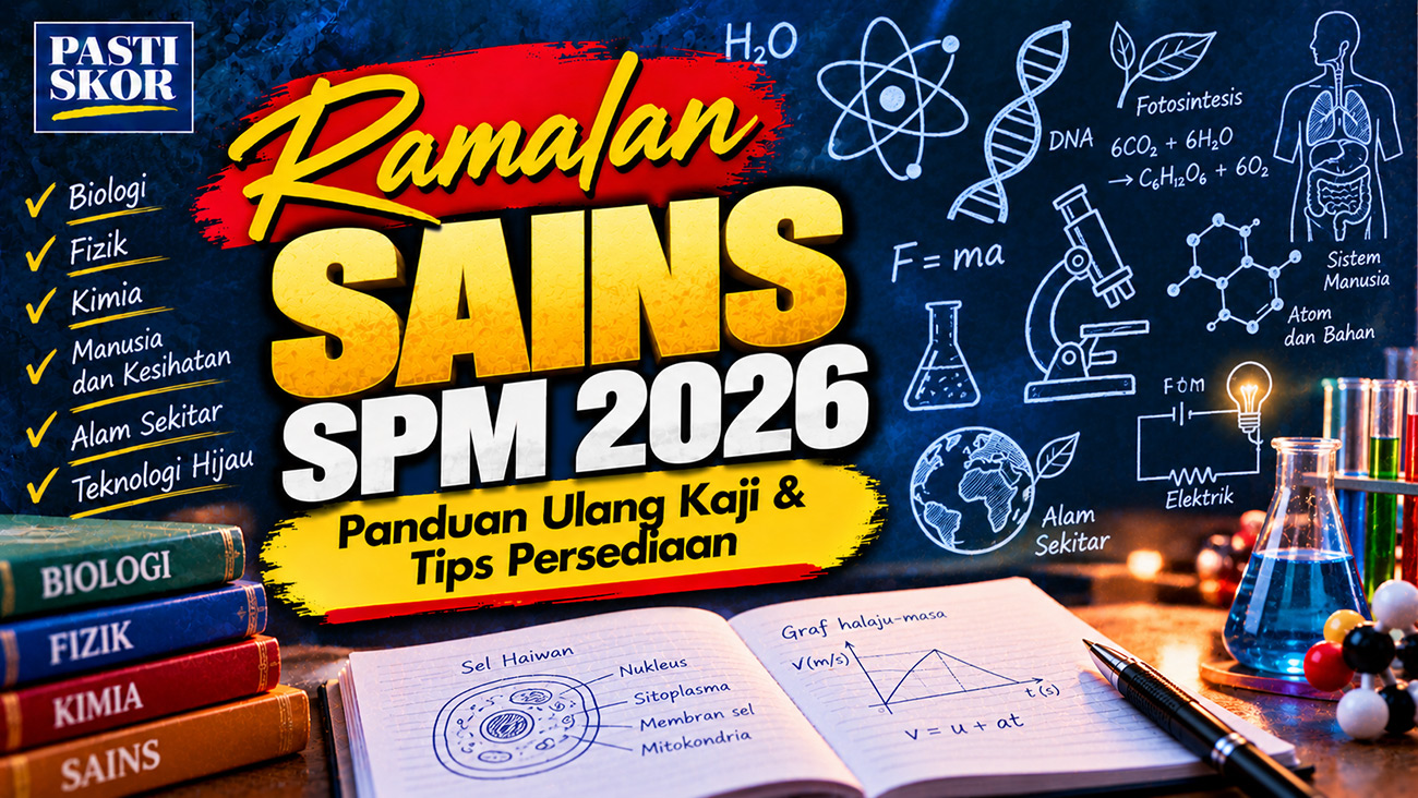 Ramalan Sains SPM 2026 - Panduan Ulang Kaji dan Tips Persediaan