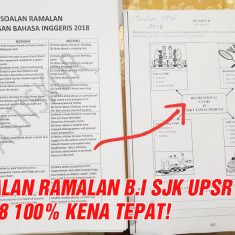 100% Kena Tepat UPSR BI tahun lepas (3)